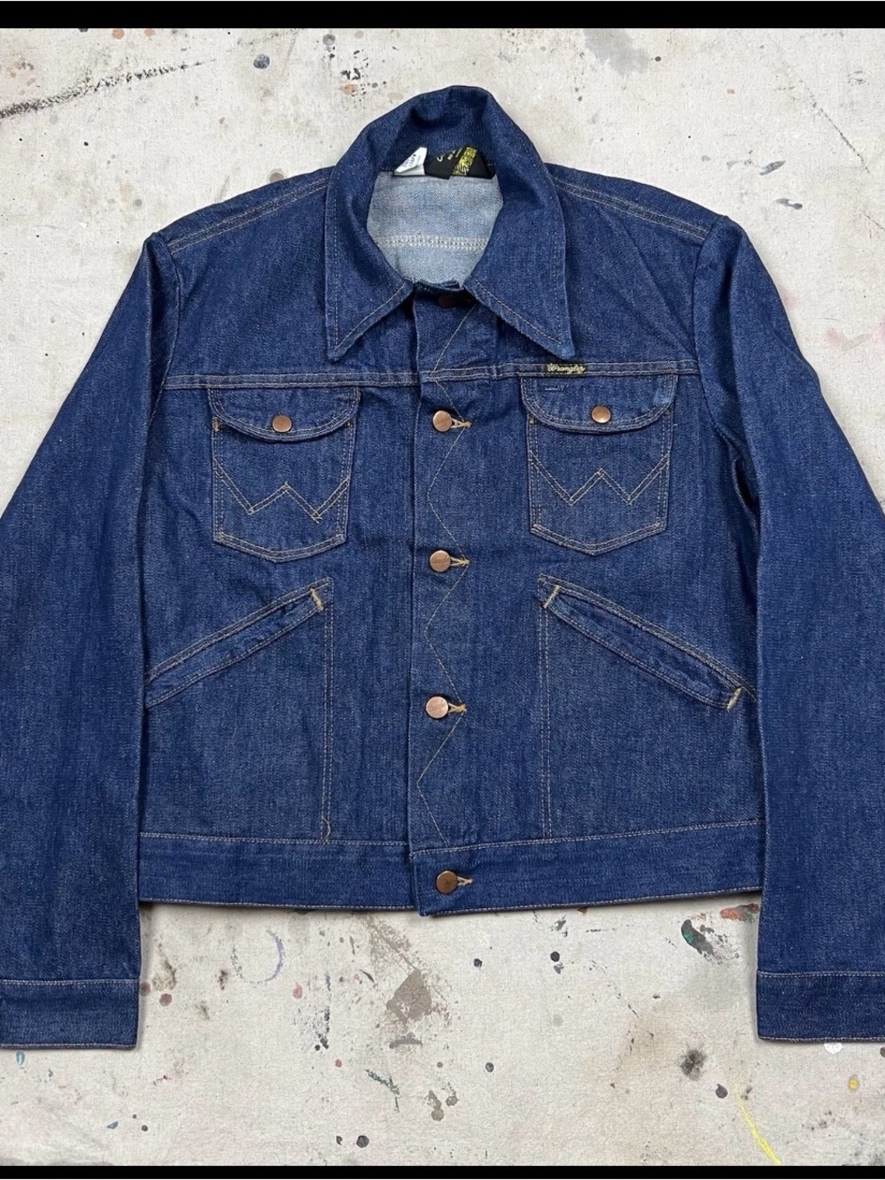 Vintage Wrangler 126PW Denim Jacket – Made in USA – Size 42
